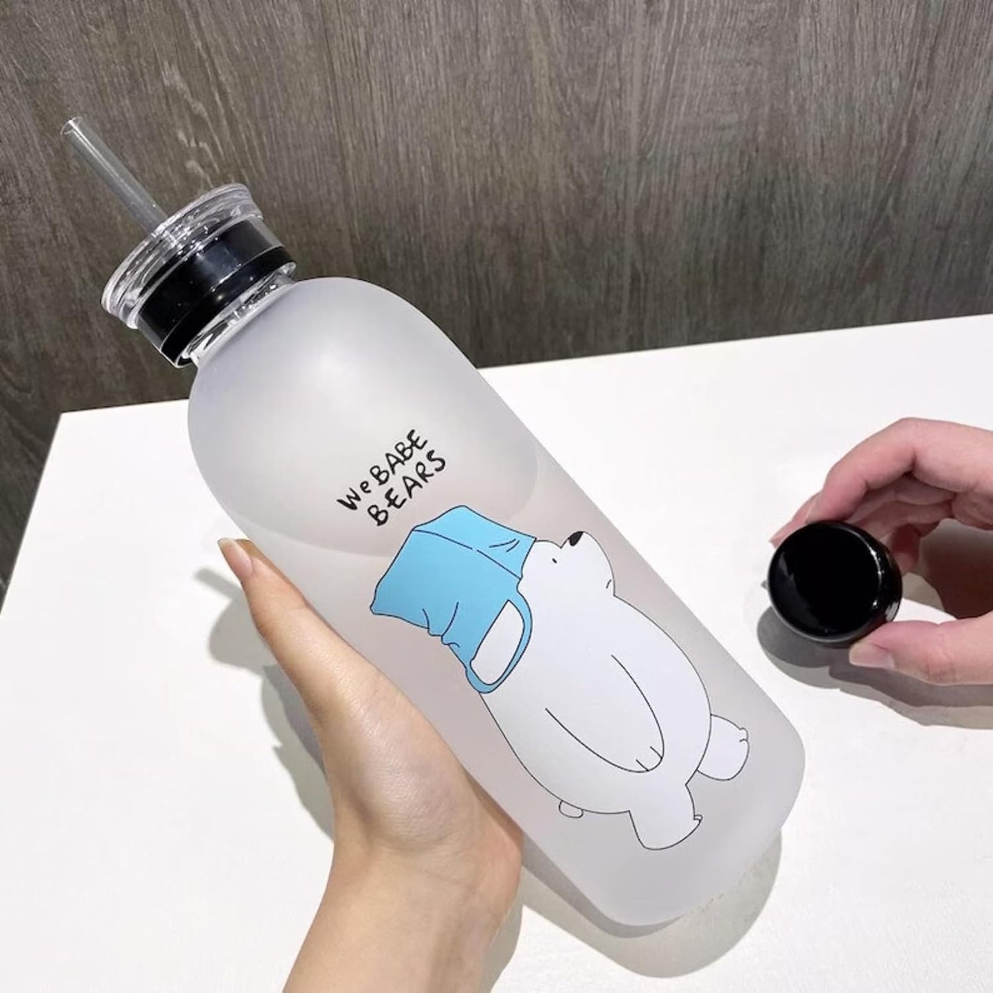 'We Babe Bears' Frosted Water Bottle