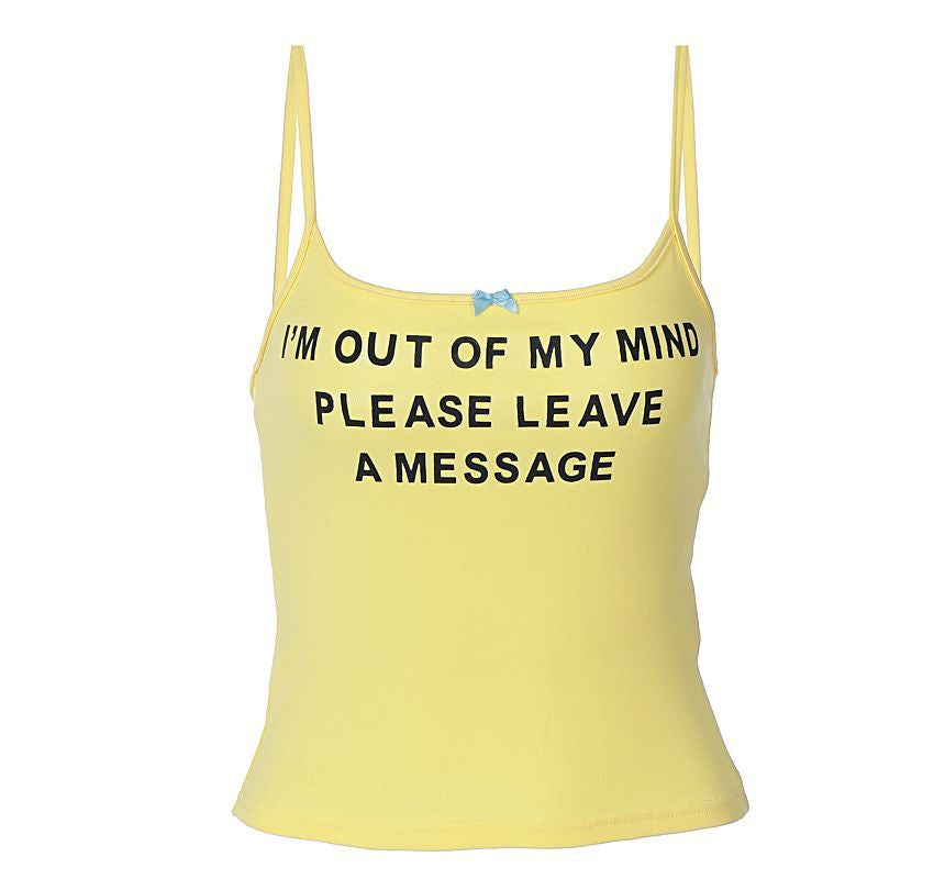 Out Of My Mind Fitted Cami Top