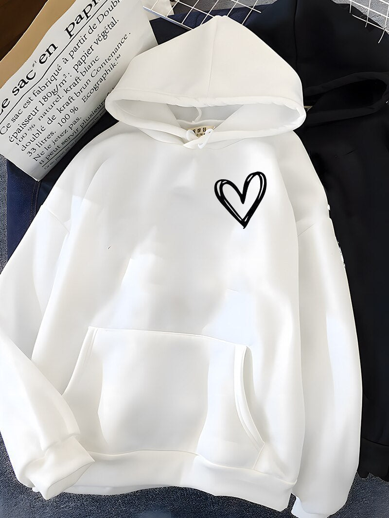 Sketch Heart Hoodie