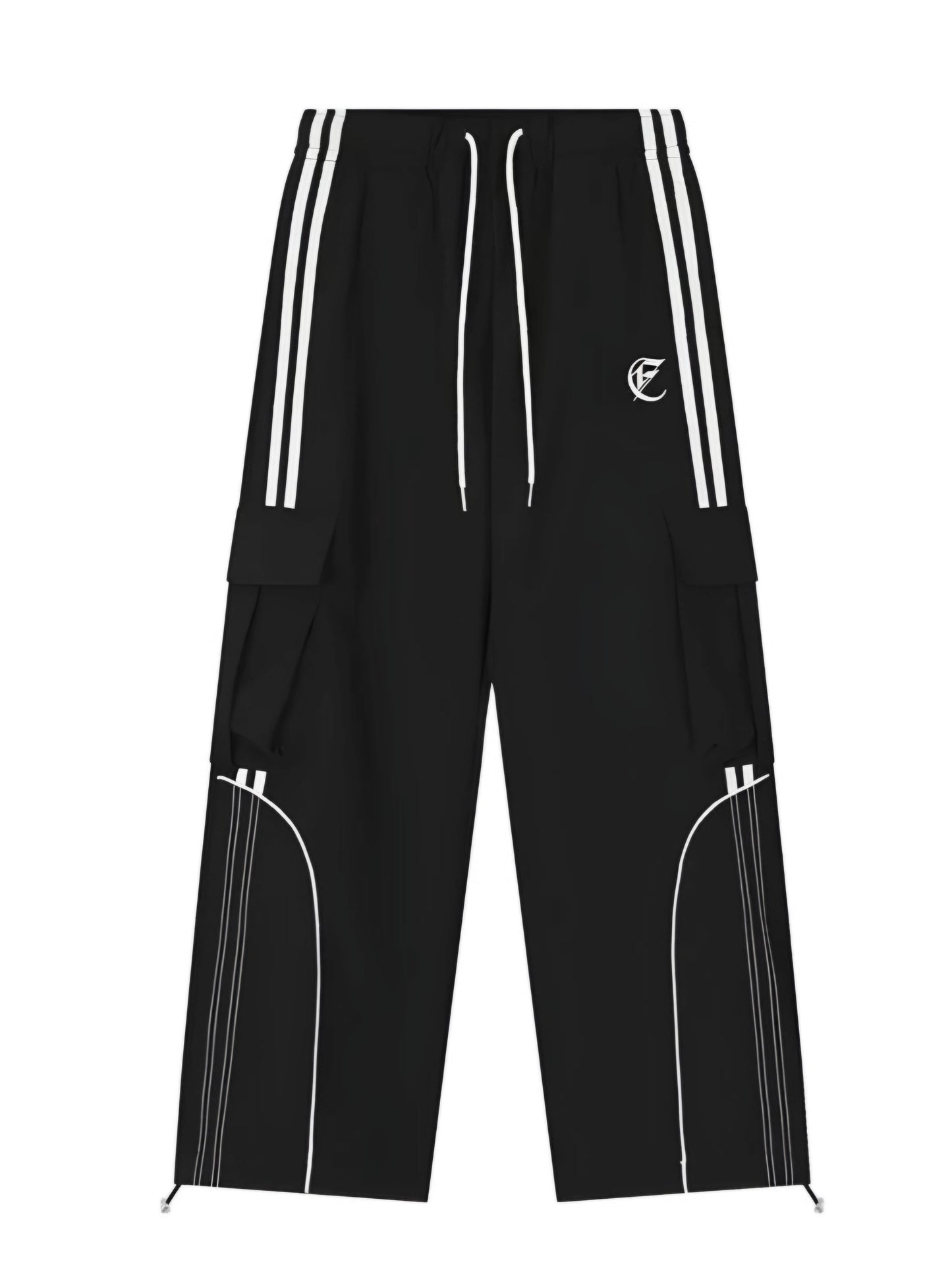 Athletic Stripes Cargo Pants