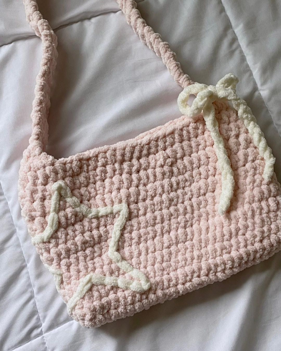 Chunky Star Bow Crochet Bag