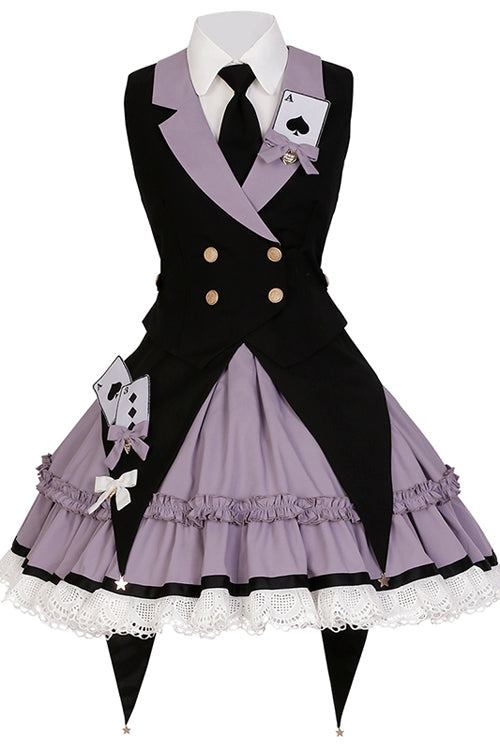 Ace Of Spades Lolita Cosplay Costume