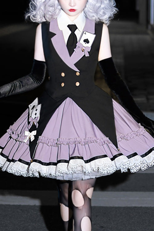 Ace Of Spades Lolita Cosplay Costume