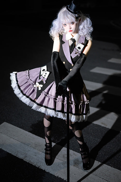 Ace Of Spades Lolita Cosplay Costume