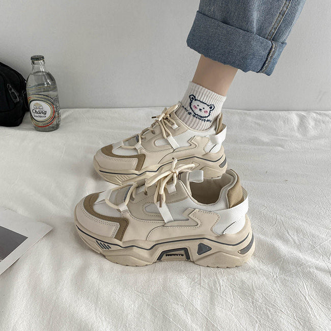 Aesthetic Fashion Platform Sneakers