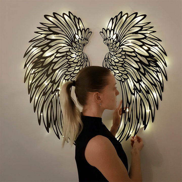 Angel Wings LED Metal