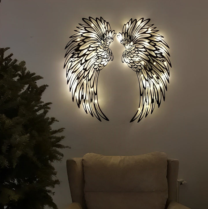 Angel Wings LED Metal