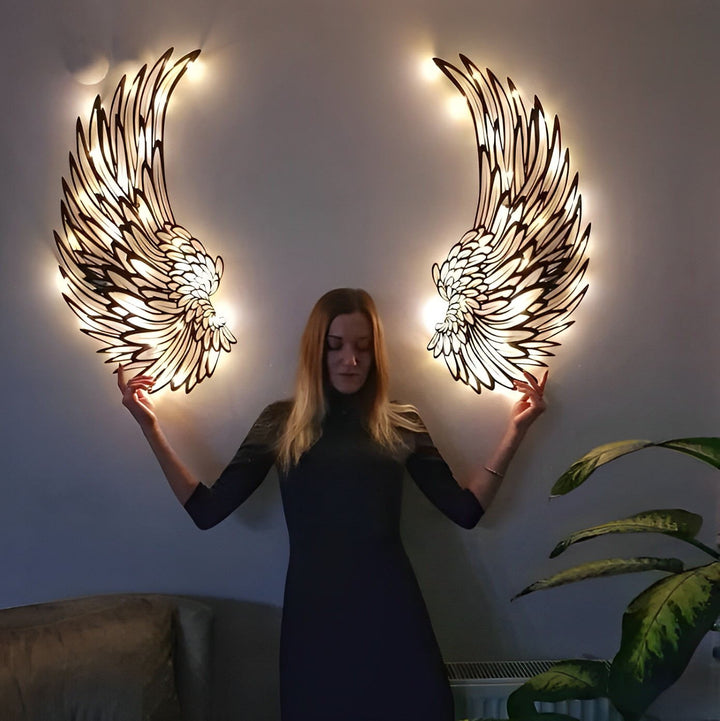 Angel Wings LED Metal