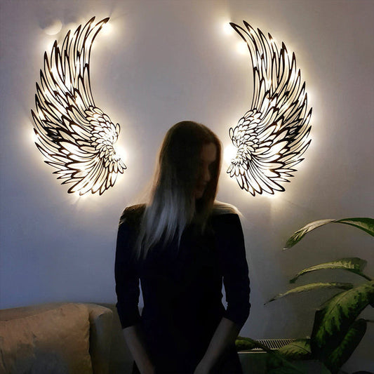 Angel Wings LED Metal