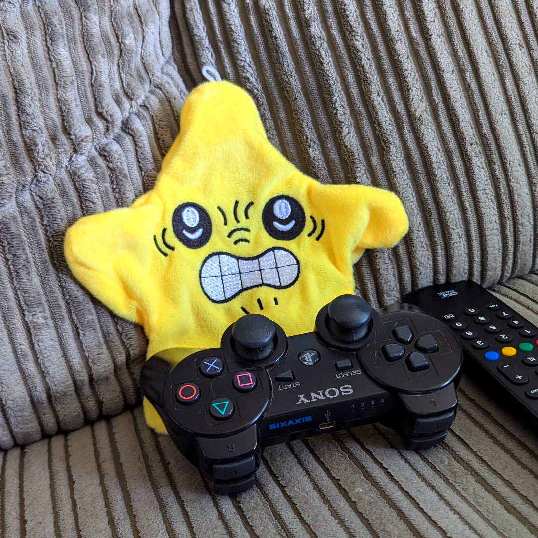 Angry Moving Star Plush