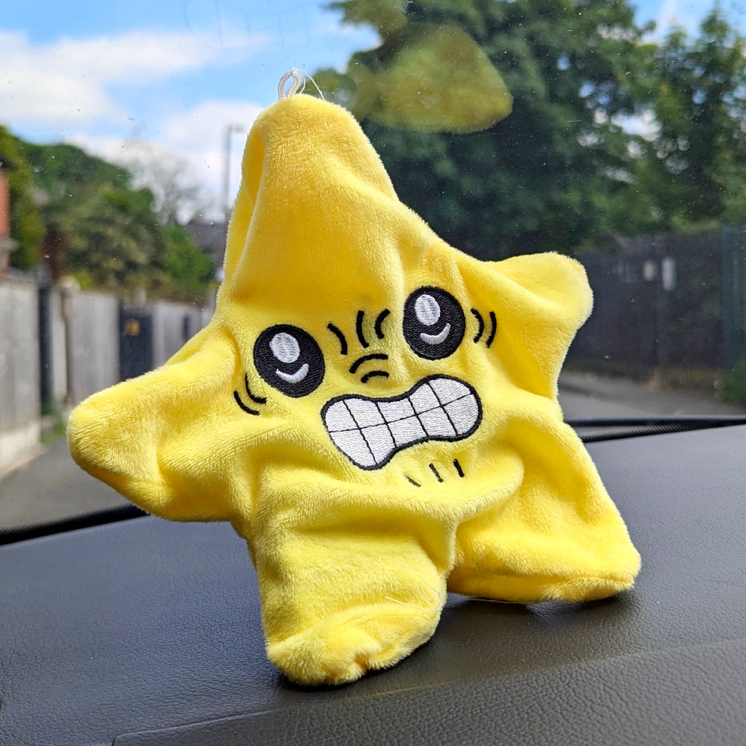 Angry Moving Star Plush