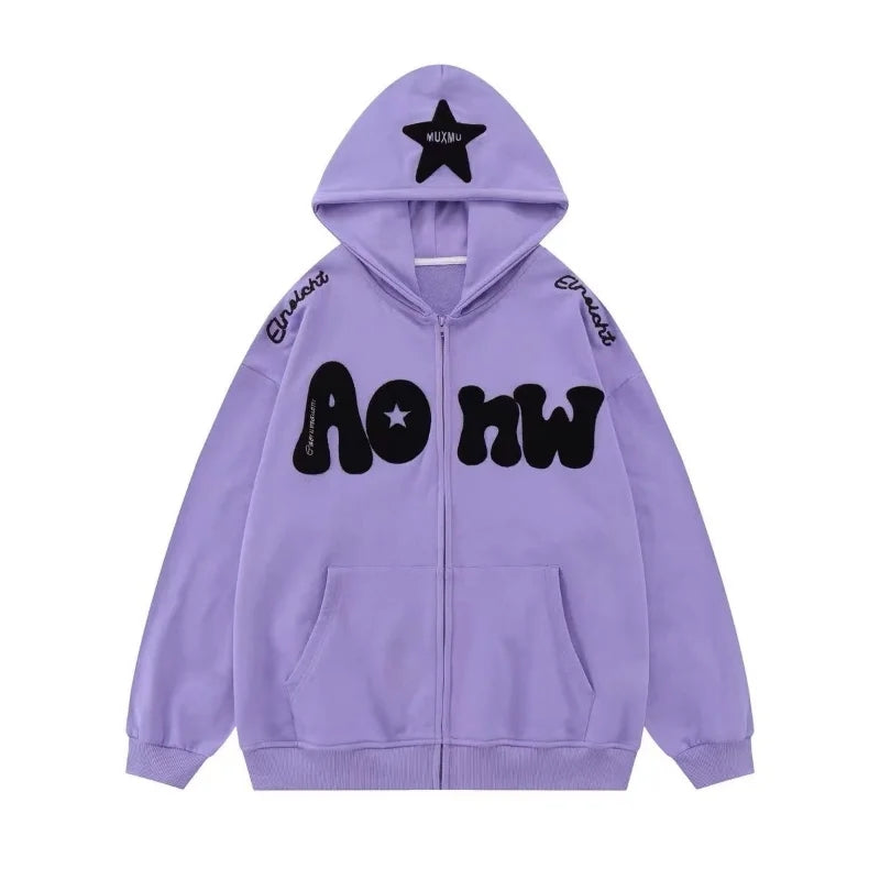 'Aonw' Star Hoodie