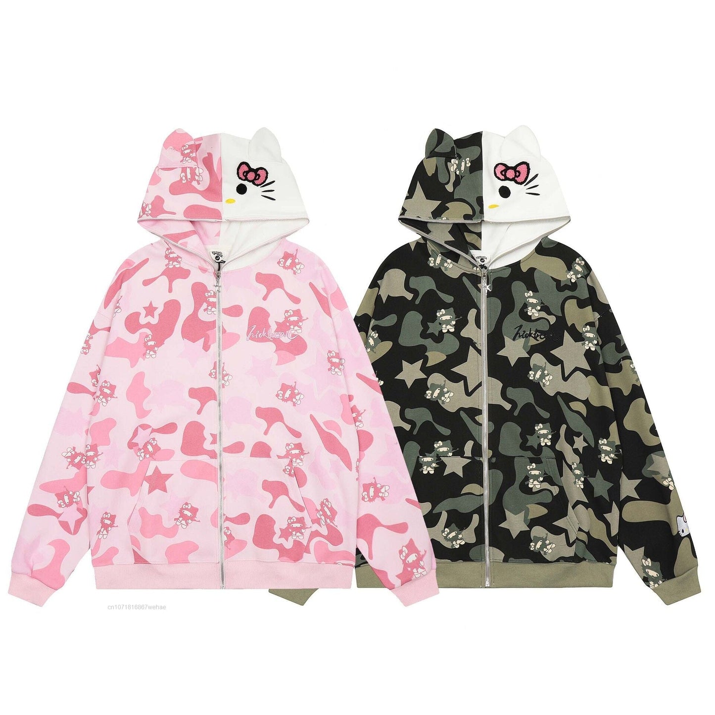 Armed Hello Kitty Camo Hoodie