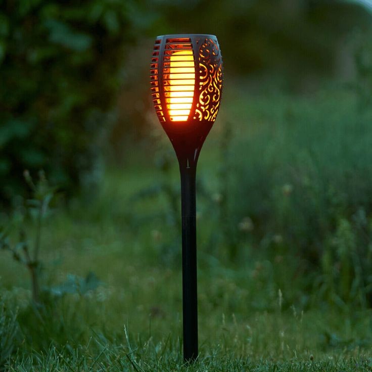 Artificial Flame Torch Solar Light