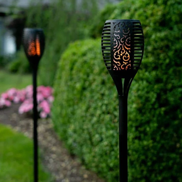 Artificial Flame Torch Solar Light