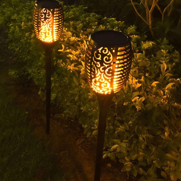 Artificial Flame Torch Solar Light