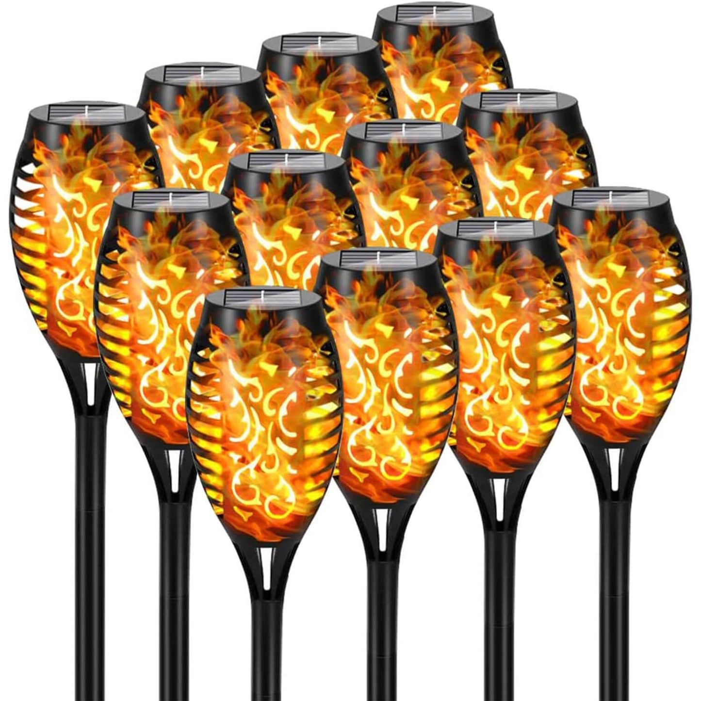 Artificial Flame Torch Solar Light