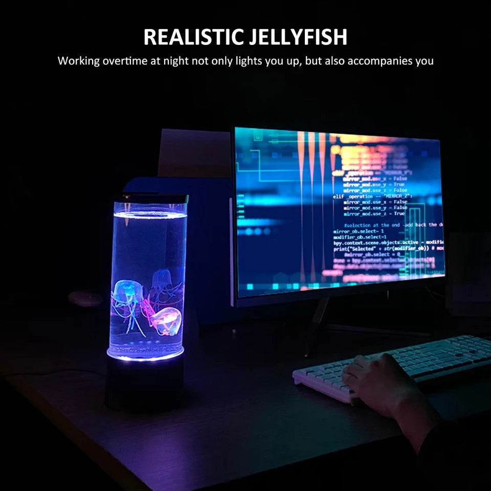 Artificial Jellyfish Aquarium Lamp