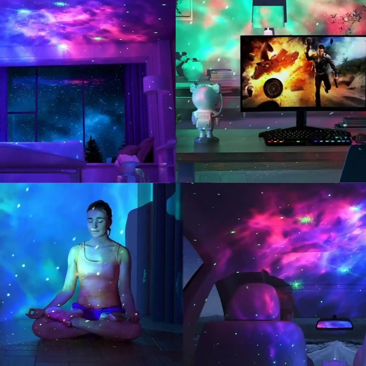 Astronaut Galaxy Projector Night Light