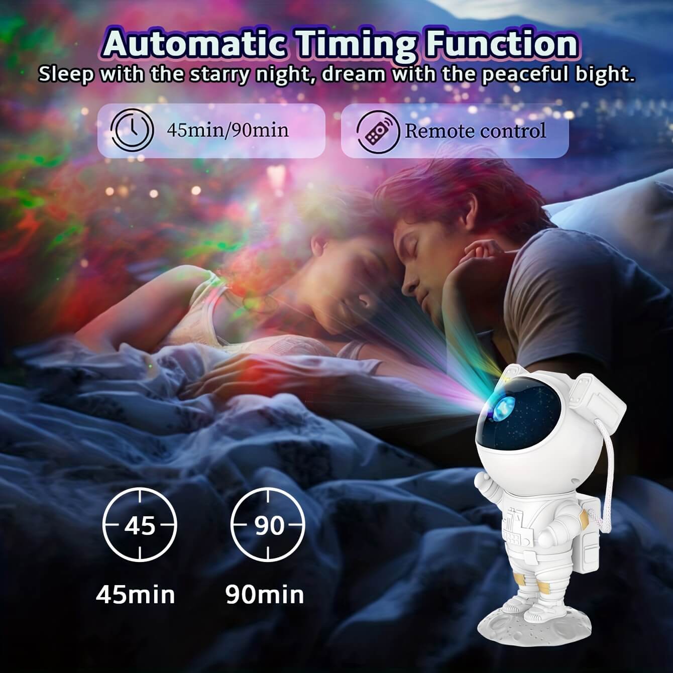 Astronaut Galaxy Projector Night Light