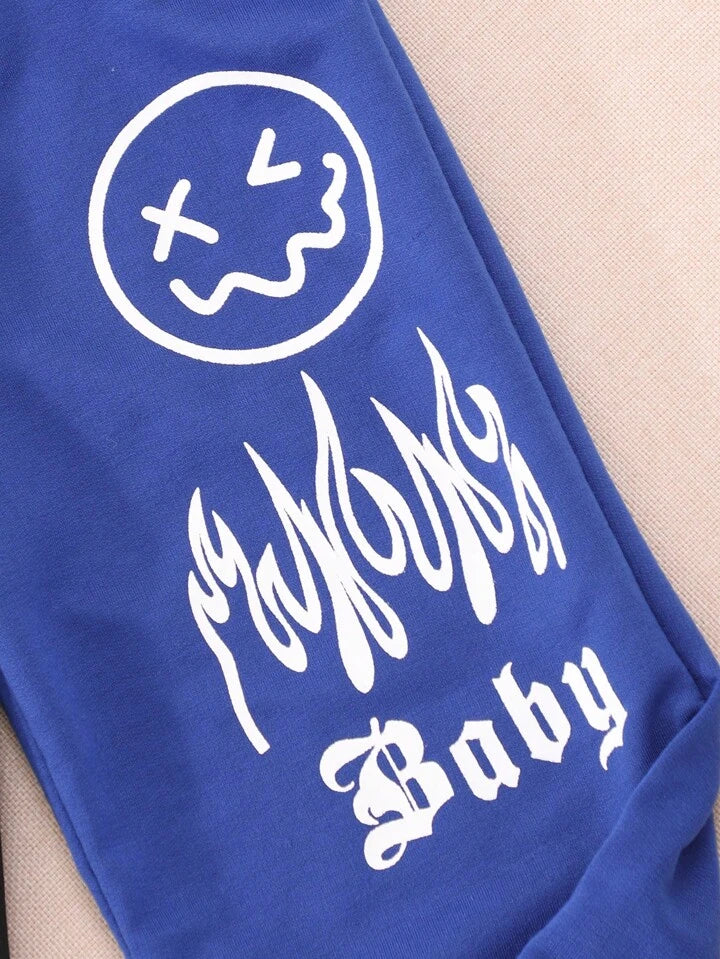 'Baby' Hoodie Tank Top Sweatpants 3pcs Set