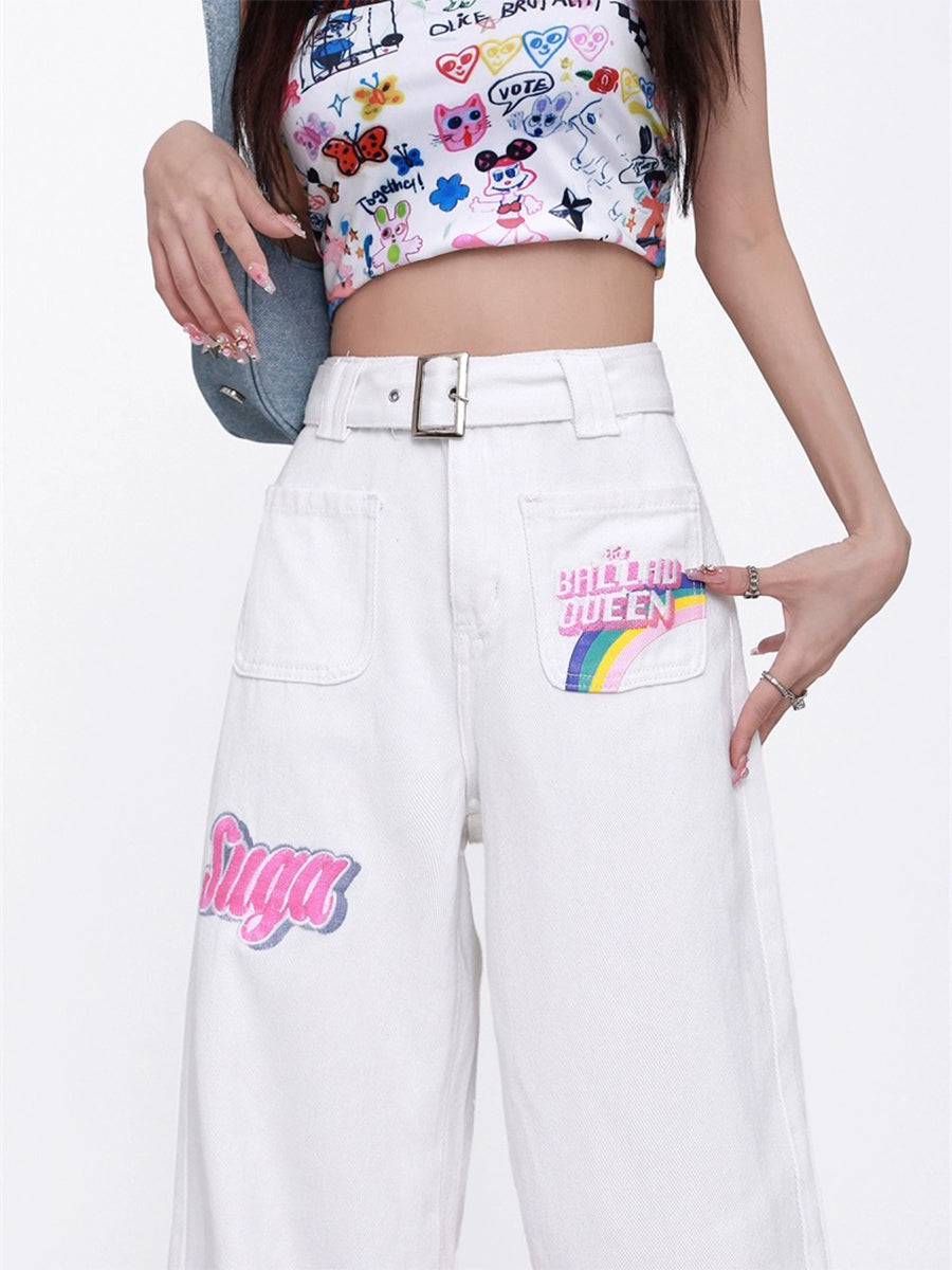 Baggy Acubi High Waist Denim Pants