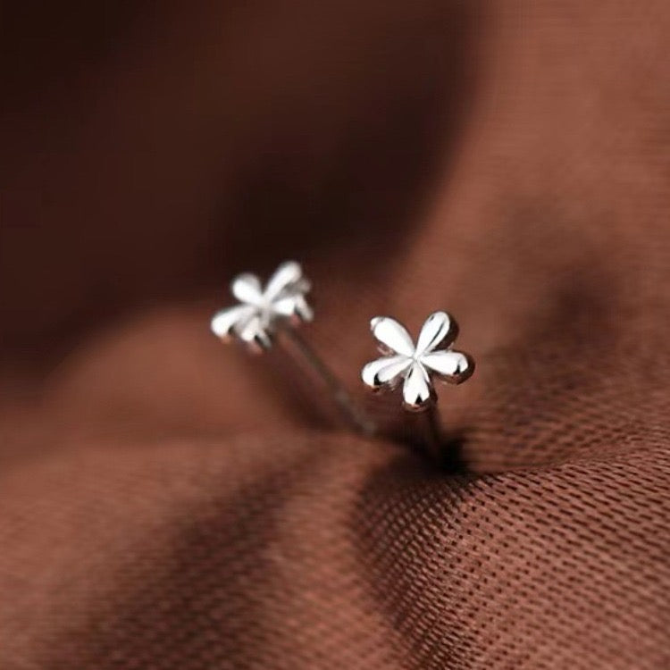 Ball Lock Asterisk Stud Earrings