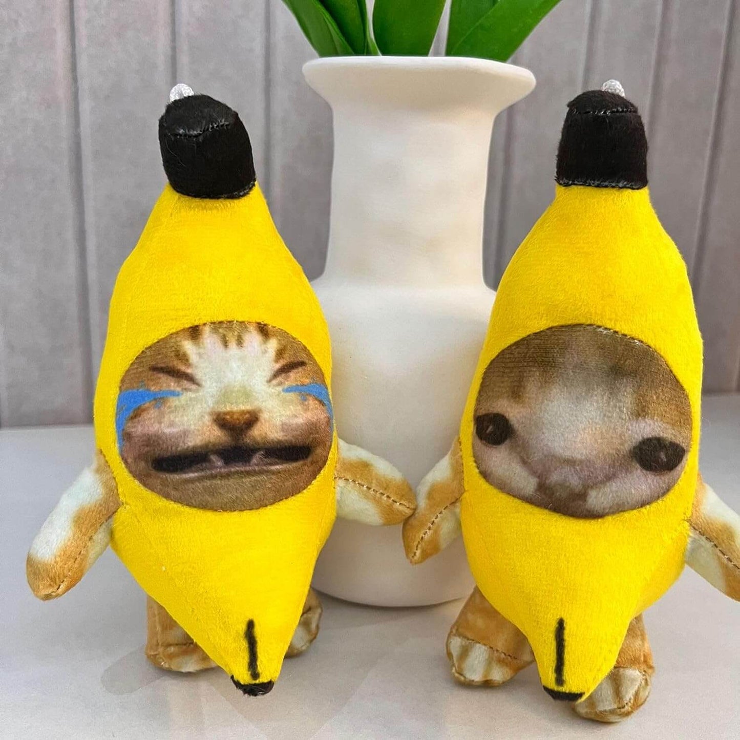 Banana Cat Plushies (2 Pair)