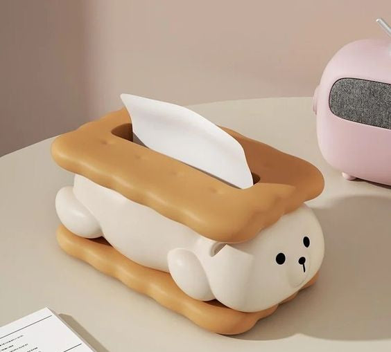 Bear Sandwich Tissue Box