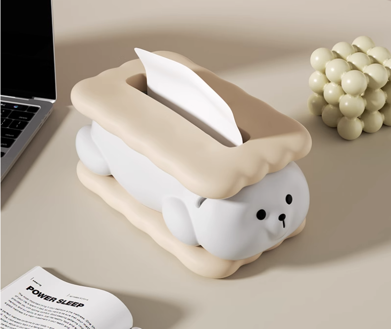 Bear Sandwich Tissue Box