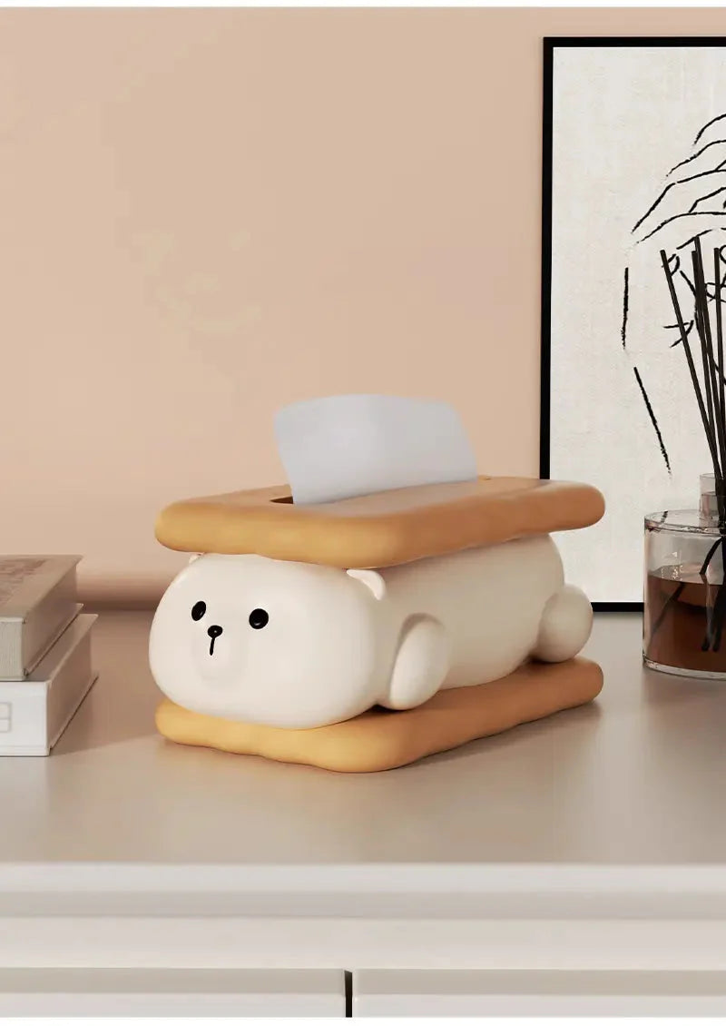 Bear Sandwich Tissue Box