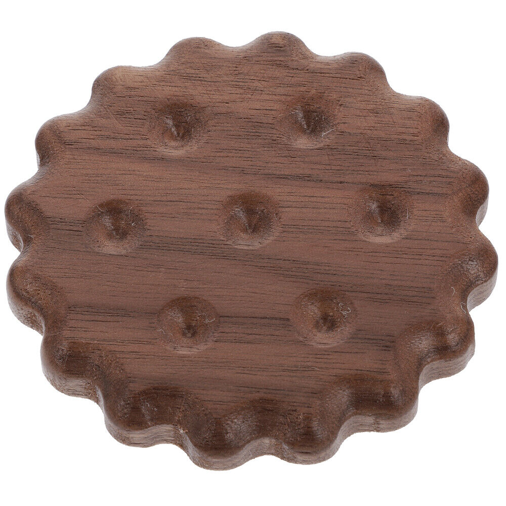 Biscuit Shape Wooden Coasters