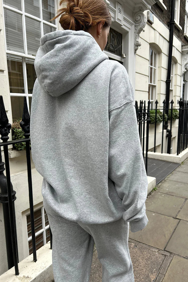 Boston Grey Hoodie