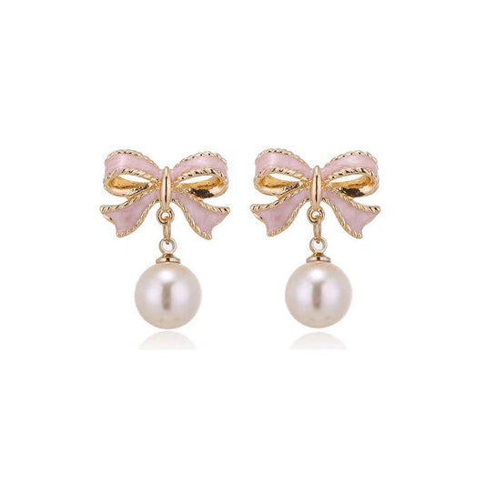 Bowknot Shape Clip on Earrings