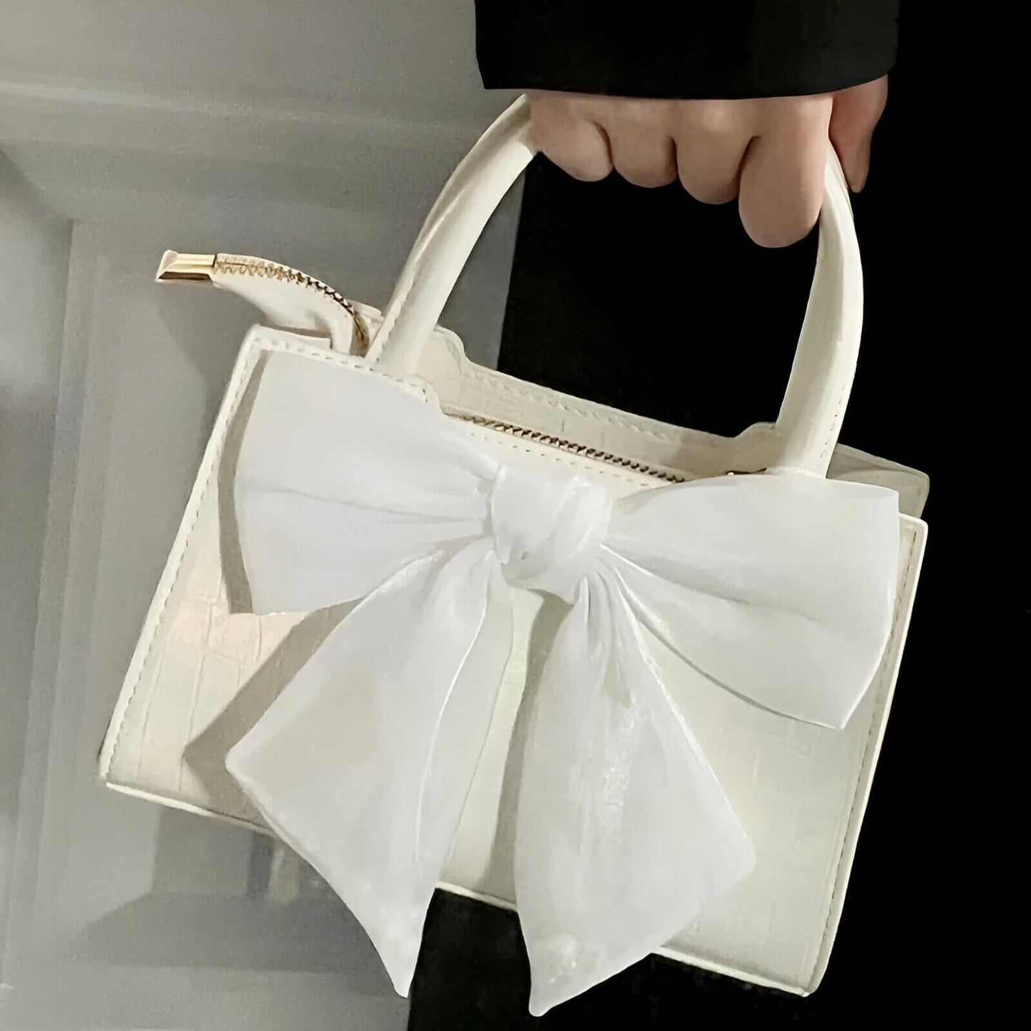 Bowknot Square Handbag