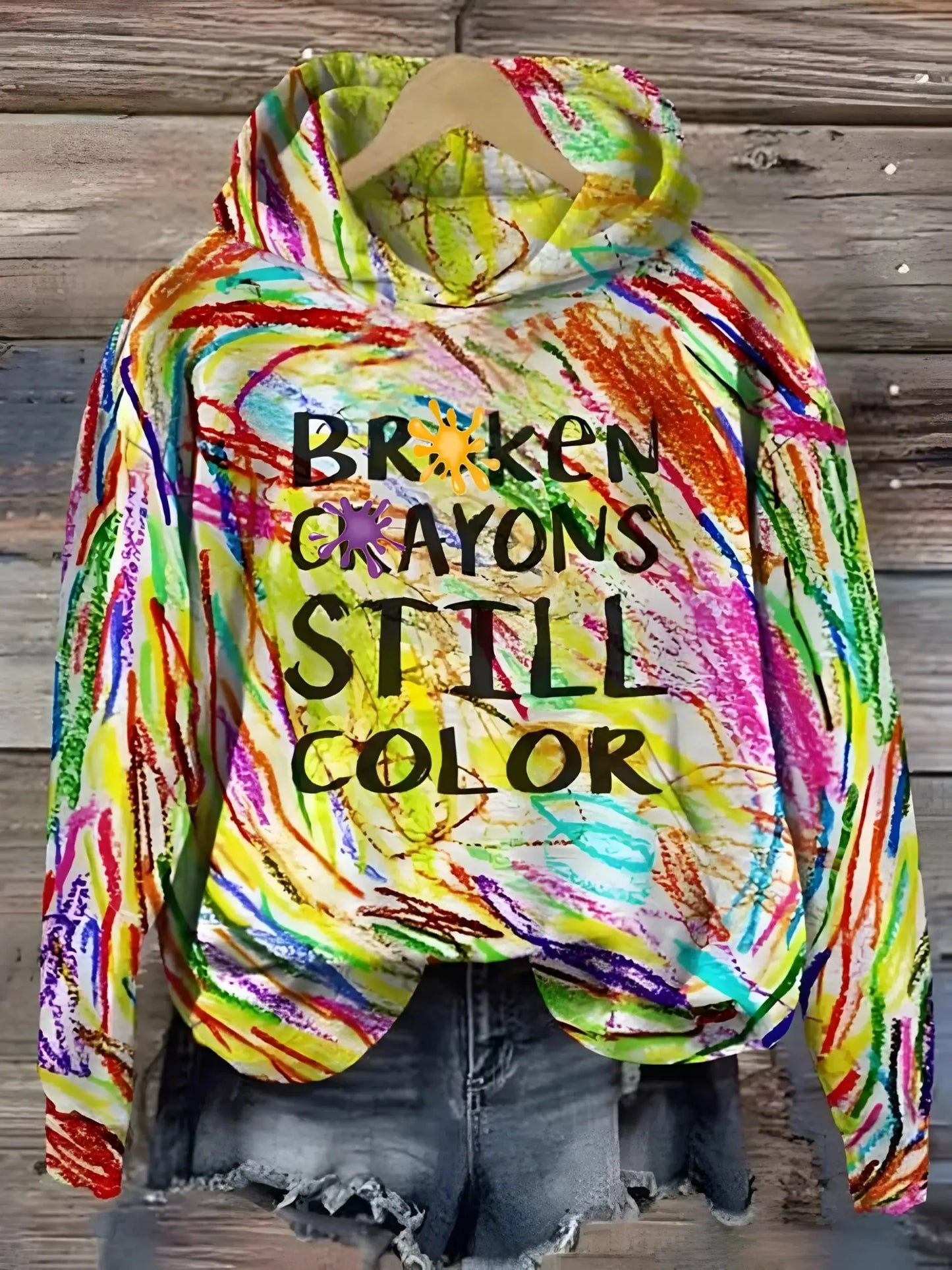 Broken Crayons Still Color Sweatshirt