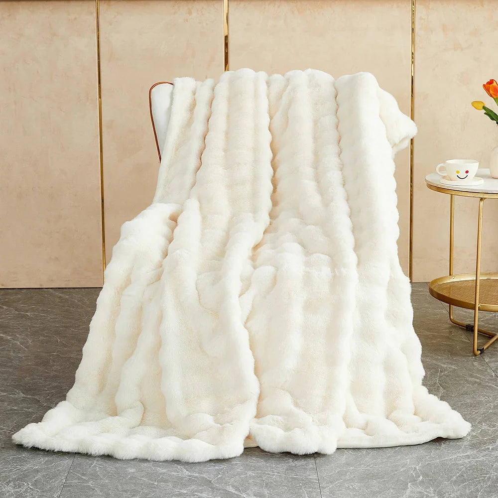 Bubble Fur Bedding Set