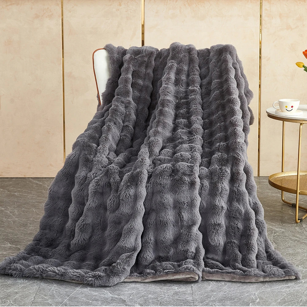 Bubble Fur Bedding Set