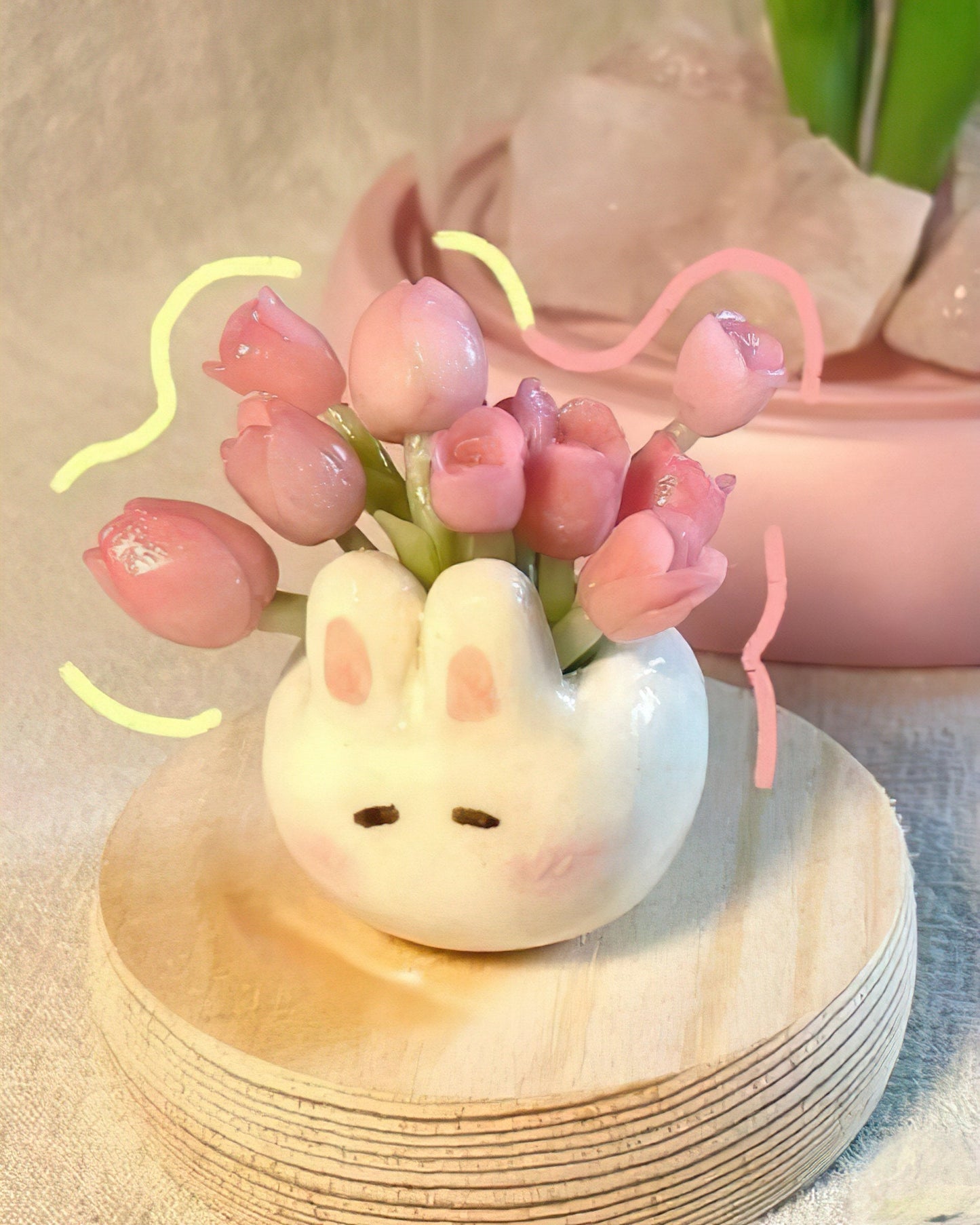 Bunny Ceramic Gel Flowers (DIY)