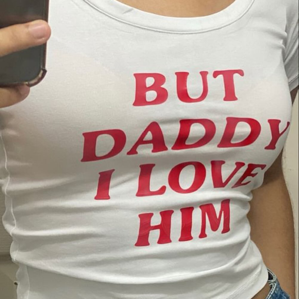 'But Daddy I Love Him' Crop Top