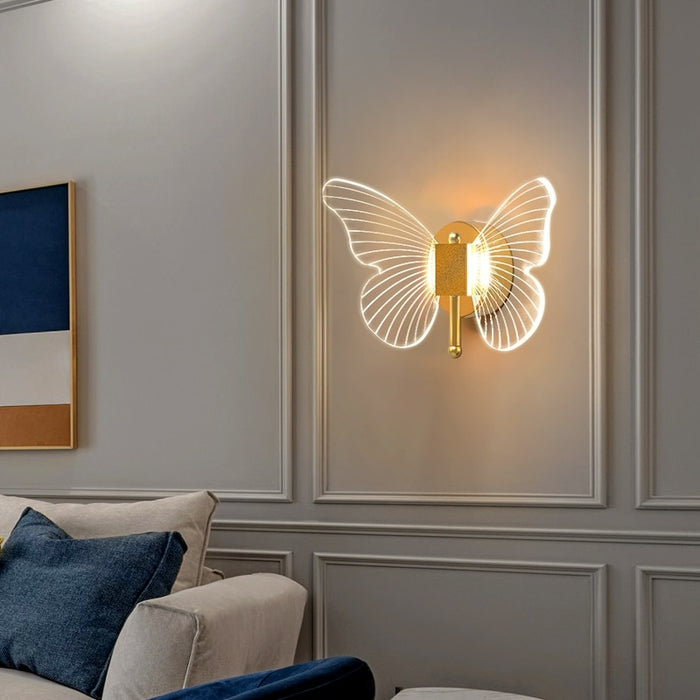 Butterfly Shaped Wall Light