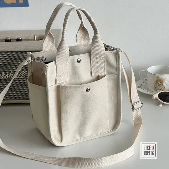 Canvas Crossbody Tote