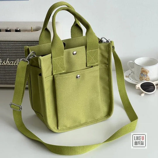 Canvas Crossbody Tote