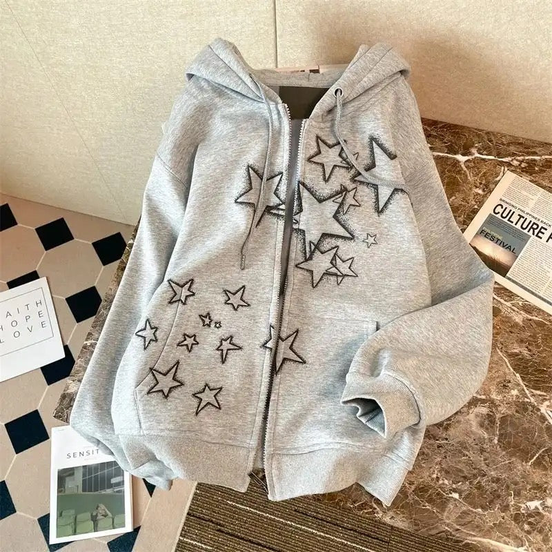 Cascading Stars Zip-up Hoodie