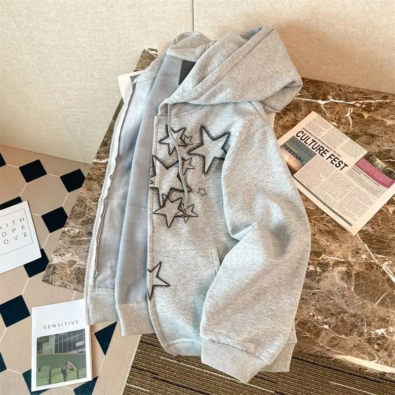 Cascading Stars Zip-up Hoodie