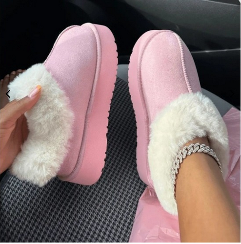 Casual Ankle Fur Shoes