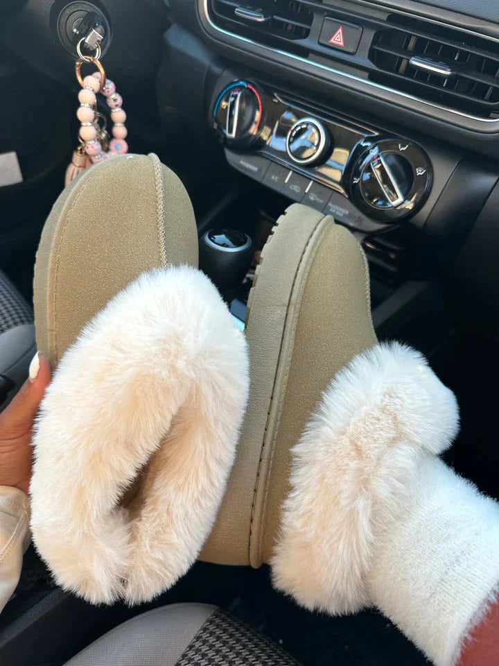 Casual Ankle Fur Shoes