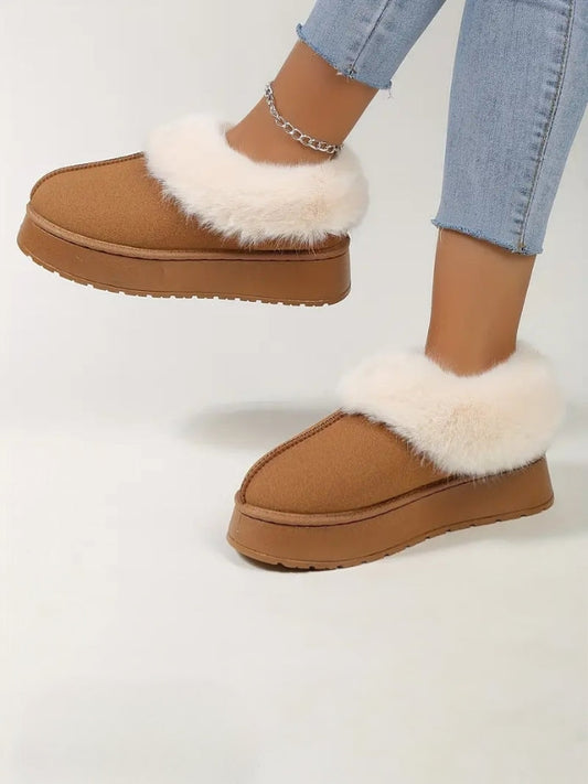 Casual Ankle Fur Shoes