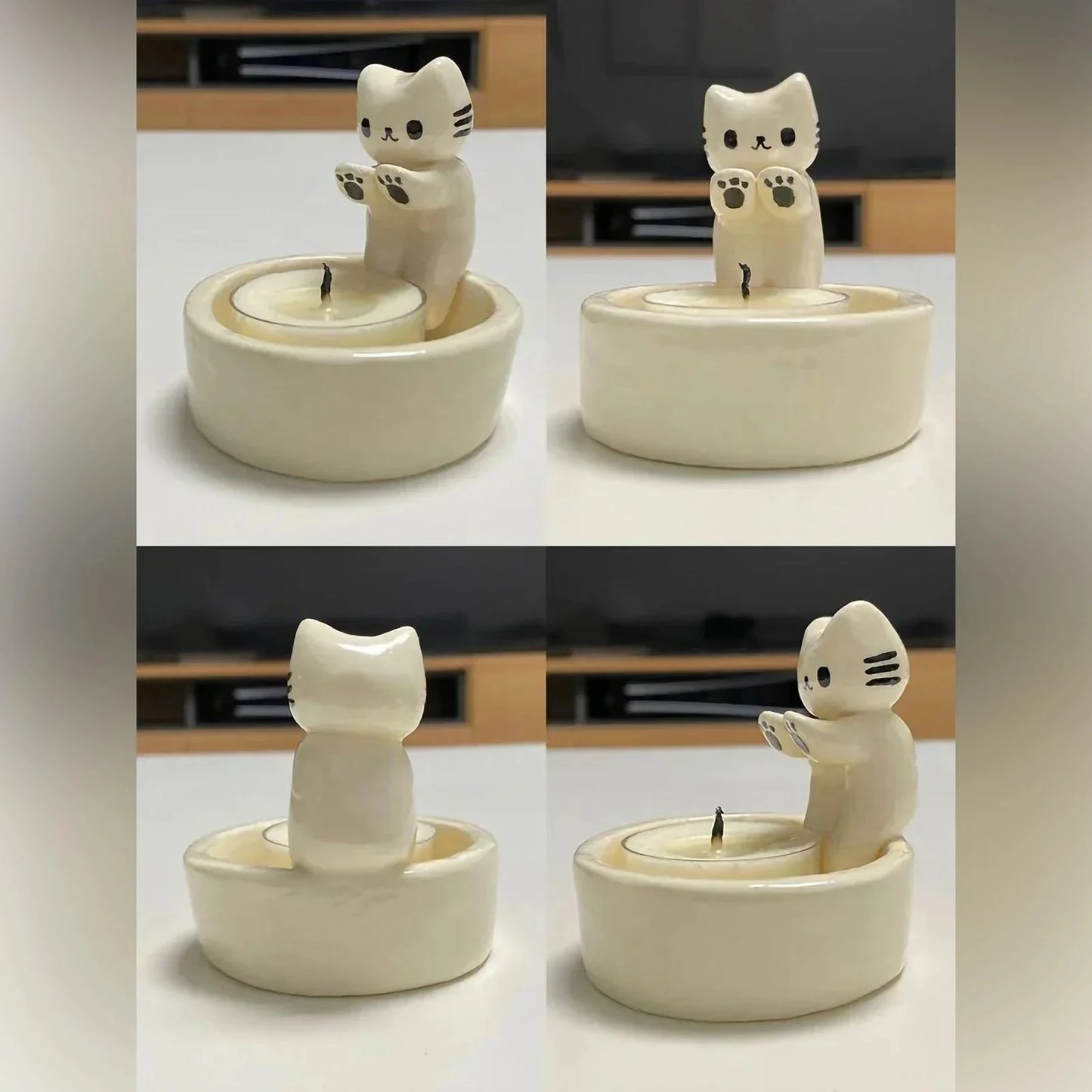 Cat Candle Holder