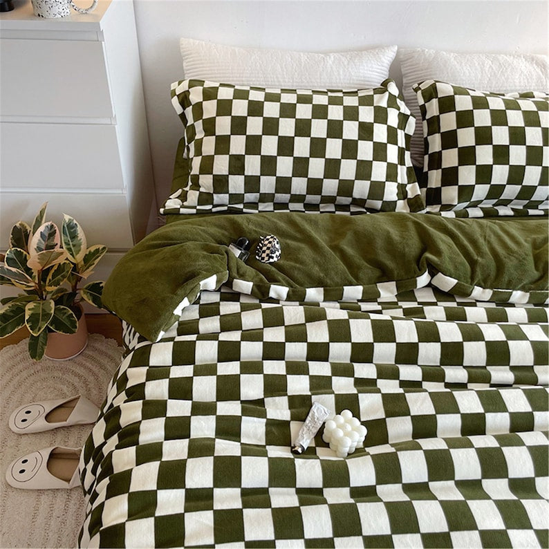 Checkerboard Bedding Set